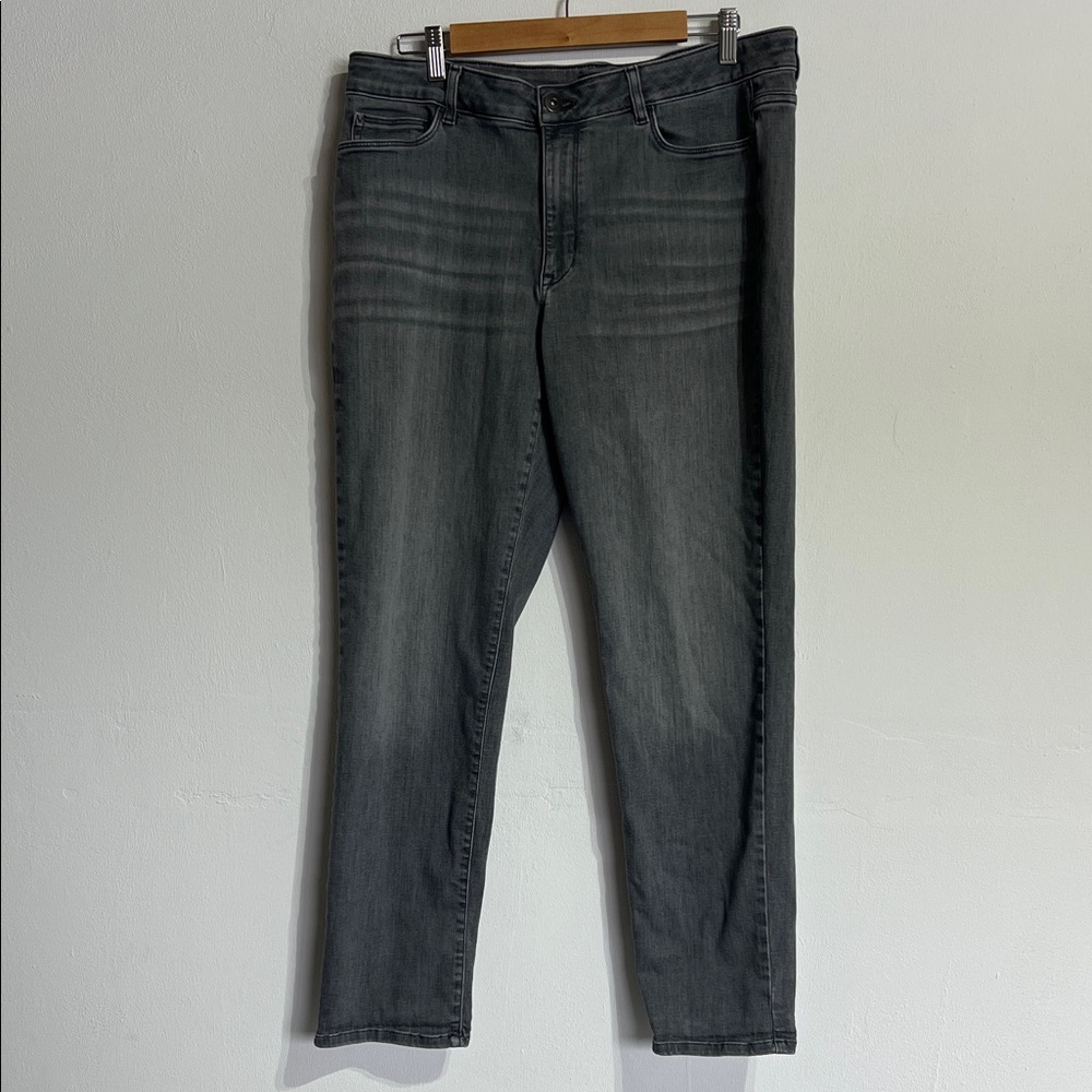 J. Jill women’s Charcoal Straight Jeans